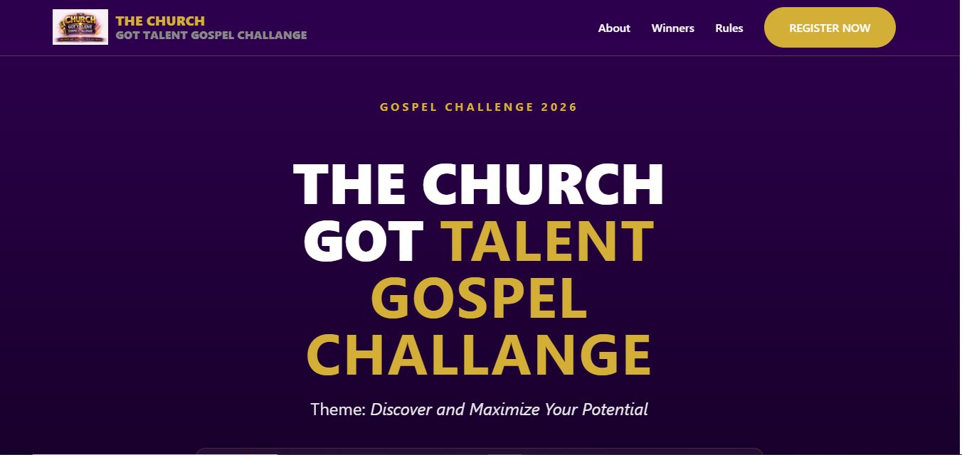 Gospel Talent Live Web Interface